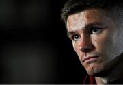 22 January 2020; England captain Owen Farrell during the Guinness Six Nations Rugby Championship Launch 2020 at Tobacco Dock in London, England. Photo by Ramsey Cardy/Sportsfile