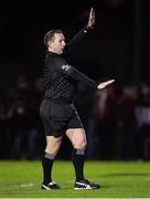 29 January 2020; Referee Derek O'Mahony during the Sigerson Cup Final match between DCU Dóchas Éireann and IT Carlow at Dublin City University Sportsgrounds in Glasnevin, Dublin. Photo by Seb Daly/Sportsfile
