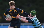 30 January 2020; Matthew Mahood of Kings Hospital is tackled by Conor Pickering of St Gerard’s School  during the Bank of Ireland Leinster Schools Senior Cup First Round match between St Gerard’s School and Kings Hospital at Templeville Road in Dublin. Photo by Matt Browne/Sportsfile