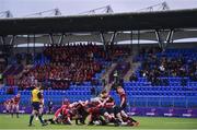 30 January 2020; A view of a scrum during the Bank of Ireland Leinster Schools Senior Cup First Round match between Kilkenny College and Wesley College at Energia Park in Dublin. Photo by Ben McShane/Sportsfile