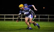 30 January 2020; Jack Prendergast of WIT is dispossessed by Conor Burke of DCU Dóchas Éireann during the Fitzgibbon Cup Quarter-Final match between DCU Dóchas Éireann and WIT at Dublin City University Sportsgrounds, Glasnevin, Dublin. Photo by Brendan Moran/Sportsfile