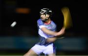 30 January 2020; Conal Flood of WIT strikes the sliotar during the Fitzgibbon Cup Quarter-Final match between DCU Dóchas Éireann and WIT at Dublin City University Sportsgrounds, Glasnevin, Dublin. Photo by Brendan Moran/Sportsfile