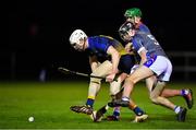 30 January 2020; Jim Ryan of DCU Dóchas Éireann in action against Calum Lyons and Máirtín de Paor of WIT during the Fitzgibbon Cup Quarter-Final match between DCU Dóchas Éireann and WIT at Dublin City University Sportsgrounds, Glasnevin, Dublin. Photo by Brendan Moran/Sportsfile