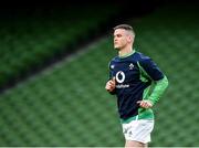 31 January 2020; Jonathan Sexton during an Ireland Rugby captain's run at the Aviva Stadium in Dublin. Photo by Seb Daly/Sportsfile