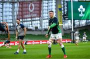 31 January 2020; Jonathan Sexton during the Ireland Rugby captain's run at the Aviva Stadium in Dublin. Photo by Ramsey Cardy/Sportsfile