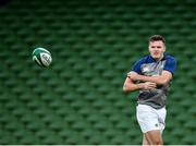 31 January 2020; Jacob Stockdale during an Ireland Rugby captain's run at the Aviva Stadium in Dublin. Photo by Seb Daly/Sportsfile
