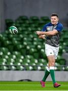 31 January 2020; Jacob Stockdale during an Ireland Rugby captain's run at the Aviva Stadium in Dublin. Photo by Seb Daly/Sportsfile