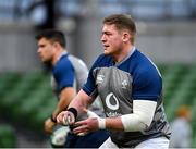 31 January 2020; Tadhg Furlong during an Ireland Rugby captain's run at the Aviva Stadium in Dublin. Photo by Seb Daly/Sportsfile