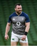 31 January 2020; Cian Healy during the Ireland Rugby captain's run at the Aviva Stadium in Dublin. Photo by Ramsey Cardy/Sportsfile