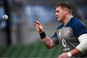 31 January 2020; Tadhg Furlong during the Ireland Rugby captain's run at the Aviva Stadium in Dublin. Photo by Ramsey Cardy/Sportsfile