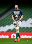 31 January 2020; Devin Toner during an Ireland Rugby captain's run at the Aviva Stadium in Dublin. Photo by Seb Daly/Sportsfile