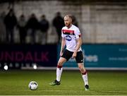 30 January 2020; Chris Shields of Dundalk during the Jim Malone Cup match between Dundalk and Drogheda United at Oriel Park in Dundalk, Co Louth. Photo by Harry Murphy/Sportsfile