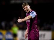 30 January 2020; Derek Prendergast of Drogheda United  during the Jim Malone Cup match between Dundalk and Drogheda United at Oriel Park in Dundalk, Co Louth. Photo by Harry Murphy/Sportsfile