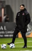 30 January 2020; Dundalk assistant head coach Ruaidhri Higgins prior to the Jim Malone Cup match between Dundalk and Drogheda United at Oriel Park in Dundalk, Co Louth. Photo by Harry Murphy/Sportsfile