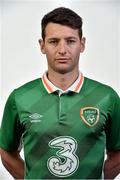 27 March 2016; Wesley Hoolahan during a Republic of Ireland Portrait Session at Castleknock Hotel in Dublin. Photo by David Maher/Sportsfile