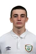 15 January 2017; Troy Parrott during a Republic of Ireland U15's Squad Portraits session at IT Carlow in Carlow. Photo by Sam Barnes/Sportsfile