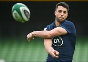 31 January 2020; Adam Hastings during the Scotland Rugby captain's run at the Aviva Stadium in Dublin. Photo by Ramsey Cardy/Sportsfile