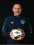 20 March 2017; Republic of Ireland Under 19 head coach Tom Mohan during a Republic of Ireland U19's Portrait Session at Johnstown House in Enfield, Meath. Photo by Eóin Noonan/Sportsfile