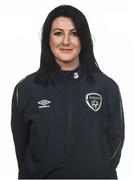 20 March 2017; Noelle Quann, Republic of Ireland team doctor, during a Republic of Ireland U19's Portrait Session at Johnstown House in Enfield, Meath. Photo by Eóin Noonan/Sportsfile
