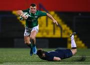 31 January 2020; Oran McNulty of Ireland escapes the tackle of Roan Frostwick of Scotland during the U20 Six Nations Rugby Championship match between Ireland and Scotland at Irish Independent Park in Cork. Photo by Harry Murphy/Sportsfile