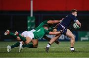 31 January 2020; George Breese of Scotland is tackled by Dan Kelly and Luis Faria of Ireland during the U20 Six Nations Rugby Championship match between Ireland and Scotland at Irish Independent Park in Cork. Photo by Harry Murphy/Sportsfile