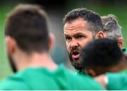 1 February 2020; Ireland head coach Andy Farrell prior to the Guinness Six Nations Rugby Championship match between Ireland and Scotland at the Aviva Stadium in Dublin. Photo by Brendan Moran/Sportsfile