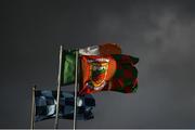 1 February 2020; The flags are seen prior to the Allianz Football League Division 1 Round 2 match between Mayo and Dublin at Elverys MacHale Park in Castlebar, Mayo. Photo by Harry Murphy/Sportsfile