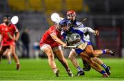 1 February 2020; Niamh Rockett of Waterford United is tackled by Lauren Homan of Cork during the Littlewoods Ireland National Camogie League Division 1 match between Cork and Waterford at Páirc Uí Chaoimh in Cork. Photo by Eóin Noonan/Sportsfile