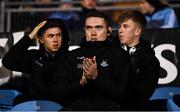 1 February 2020; Brian Fenton of Dublin watches the ladies match prior to the Allianz Football League Division 1 Round 2 match between Mayo and Dublin at Elverys MacHale Park in Castlebar, Mayo. Photo by Harry Murphy/Sportsfile