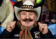 1 February 2020; Mayo supporter Martin Corcoran from Castlebar prior to the Allianz Football League Division 1 Round 2 match between Mayo and Dublin at Elverys MacHale Park in Castlebar, Mayo. Photo by Harry Murphy/Sportsfile