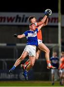 1 February 2020; Niall Grimley of Armagh and Sean Byrne of Laois contest a high ball during the Allianz Football League Division 2 Round 2 match between Laois and Armagh at MW Hire O'Moore Park in Portlaoise, Laois. Photo by Sam Barnes/Sportsfile