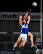 1 February 2020; Niall Grimley of Armagh and Sean Byrne of Laois contest a high ball during the Allianz Football League Division 2 Round 2 match between Laois and Armagh at MW Hire O'Moore Park in Portlaoise, Laois. Photo by Sam Barnes/Sportsfile