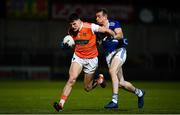 1 February 2020; Niall Grimley of Armagh in action against Kieran Lillis of Laois during the Allianz Football League Division 2 Round 2 match between Laois and Armagh at MW Hire O'Moore Park in Portlaoise, Laois. Photo by Sam Barnes/Sportsfile