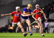 1 February 2020; Mark Kehoe of Tipperary is tackled by Tim O’ Mahony of Cork during the Allianz Hurling League Division 1 Group A Round 2 match between Cork and Tipperary at Páirc Uí Chaoimh in Cork. Photo by Eóin Noonan/Sportsfile