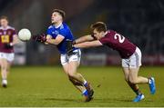 1 February 2020; Oisin Pearson of Cavan in action against Paddy Holloway of Westmeath during the Allianz Football League Division 2 Round 2 match between Cavan and Westmeath at Kingspan Breffni in Cavan. Photo by Oliver McVeigh/Sportsfile