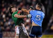 1 February 2020; James McCarthy of Dublin and Diarmuid O'Connor of Mayo tussle during the Allianz Football League Division 1 Round 2 match between Mayo and Dublin at Elverys MacHale Park in Castlebar, Mayo. Photo by Harry Murphy/Sportsfile