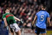 1 February 2020; James McCarthy of Dublin and Diarmuid O'Connor of Mayo tussle during the Allianz Football League Division 1 Round 2 match between Mayo and Dublin at Elverys MacHale Park in Castlebar, Mayo. Photo by Harry Murphy/Sportsfile