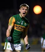 1 February 2020; Killian Spillane of Kerry celebrates after scoring the last point of the game to put his side one point ahead during the Allianz Football League Division 1 Round 2 match between Kerry and Galway at Austin Stack Park in Tralee, Kerry. Photo by Diarmuid Greene/Sportsfile