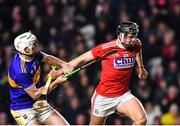 1 February 2020; Darragh Fitzgibbon of Cork is tackled by Séamus Kennedy of Tipperary during the Allianz Hurling League Division 1 Group A Round 2 match between Cork and Tipperary at Páirc Uí Chaoimh in Cork. Photo by Eóin Noonan/Sportsfile