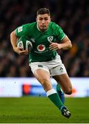 1 February 2020; Jordan Larmour of Ireland during the Guinness Six Nations Rugby Championship match between Ireland and Scotland at the Aviva Stadium in Dublin. Photo by Brendan Moran/Sportsfile