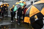 2 February 2020; Kilkenny supporters queue outside the stadium prior to the Allianz Hurling League Division 1 Group B Round 2 match between Carlow and Kilkenny at Netwatch Cullen Park in Carlow. Photo by David Fitzgerald/Sportsfile