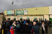 2 February 2020; Spectators queue to enter the LIT Gaelic Grounds prior to the Allianz Hurling League Division 1 Group A Round 2 match between Limerick and Galway at LIT Gaelic Grounds in Limerick. Photo by Diarmuid Greene/Sportsfile