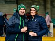 2 February 2020; Limerick supporters Christopher and Ashling Reals from Pallasgreen prior to the Allianz Hurling League Division 1 Group A Round 2 match between Limerick and Galway at LIT Gaelic Grounds in Limerick. Photo by Diarmuid Greene/Sportsfile