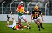 2 February 2020; Billy Ryan of Kilkenny in action against Alan Corcoran of Carlow during the Allianz Hurling League Division 1 Group B Round 2 match between Carlow and Kilkenny at Netwatch Cullen Park in Carlow. Photo by David Fitzgerald/Sportsfile