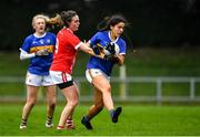 2 February 2020; Niamh Hayes of Tipperary is tackled by Hannah Looney of Cork during the 2020 Lidl Ladies National Football League Division 1 Round 2 match between Tipperary and Cork at Ardfinnan in Clonmel, Tipperary. Photo by Eóin Noonan/Sportsfile