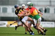 2 February 2020; Ger Aylward of Kilkenny in action against David English of Carlow during the Allianz Hurling League Division 1 Group B Round 2 match between Carlow and Kilkenny at Netwatch Cullen Park in Carlow. Photo by David Fitzgerald/Sportsfile