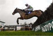 2 February 2020; Faugheen, with Paul Townend up, jumps the last, first time round, on their way to winning the Flogas Novice Steeplechase on Day Two of the Dublin Racing Festival at Leopardstown Racecourse in Dublin. Photo by Harry Murphy/Sportsfile