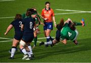2 February 2020; Aoife McDermott of Ireland is tackled by Rachel McLachlan of Scotland during the Women's Six Nations Rugby Championship match between Ireland and Scotland at Energia Park in Donnybrook, Dublin. Photo by Ramsey Cardy/Sportsfile