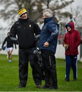 2 February 2020; Kilkenny manager Brian Cody, left, and Carlow manager Colm Bonnar following the Allianz Hurling League Division 1 Group B Round 2 match between Carlow and Kilkenny at Netwatch Cullen Park in Carlow. Photo by David Fitzgerald/Sportsfile