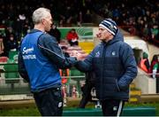 2 February 2020; Galway manager Shane O'Neill and Limerick manager John Kiely exchange a handshake after the Allianz Hurling League Division 1 Group A Round 2 match between Limerick and Galway at LIT Gaelic Grounds in Limerick. Photo by Diarmuid Greene/Sportsfile